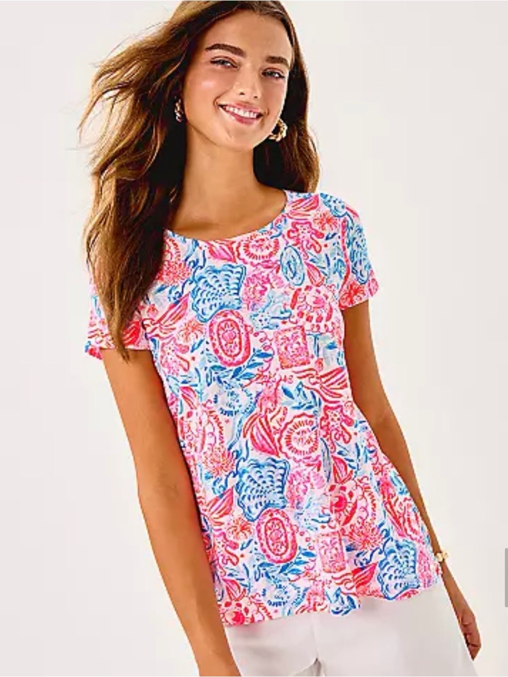 Lilly Pulitzer Small Women’s Short Sleeve Crewneck Tee EUC